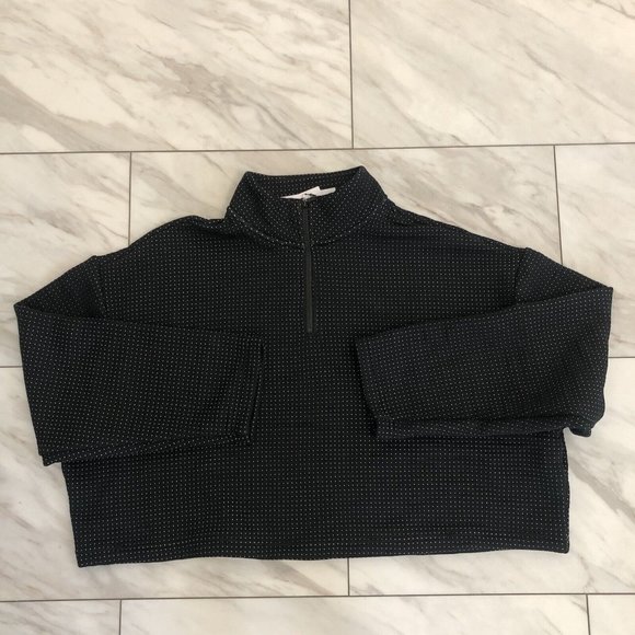 Nike Women's Sportswear Tech Fleece 1/4 Zip Sweatshirt CT0882-010 - Picture 2 of 8